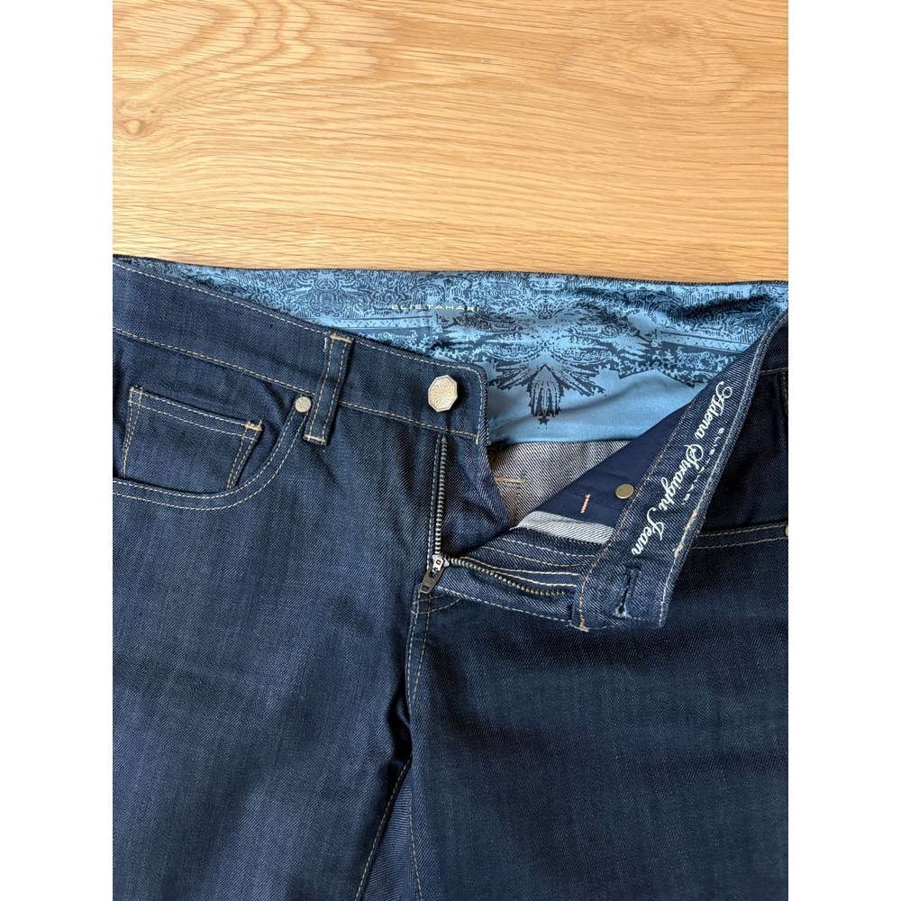 $198 Value Elie Tahari Adena Straight Leg Dark Wash Jeans - New With Tags - Picture 6 of 10